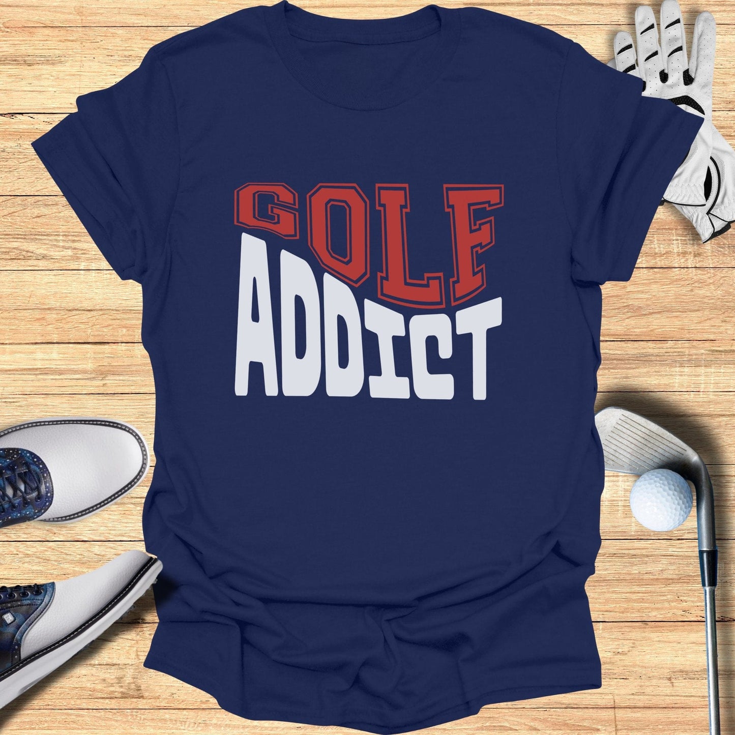 Golf Addict T-Shirt - Funny Golf Tee by Swing Epic
