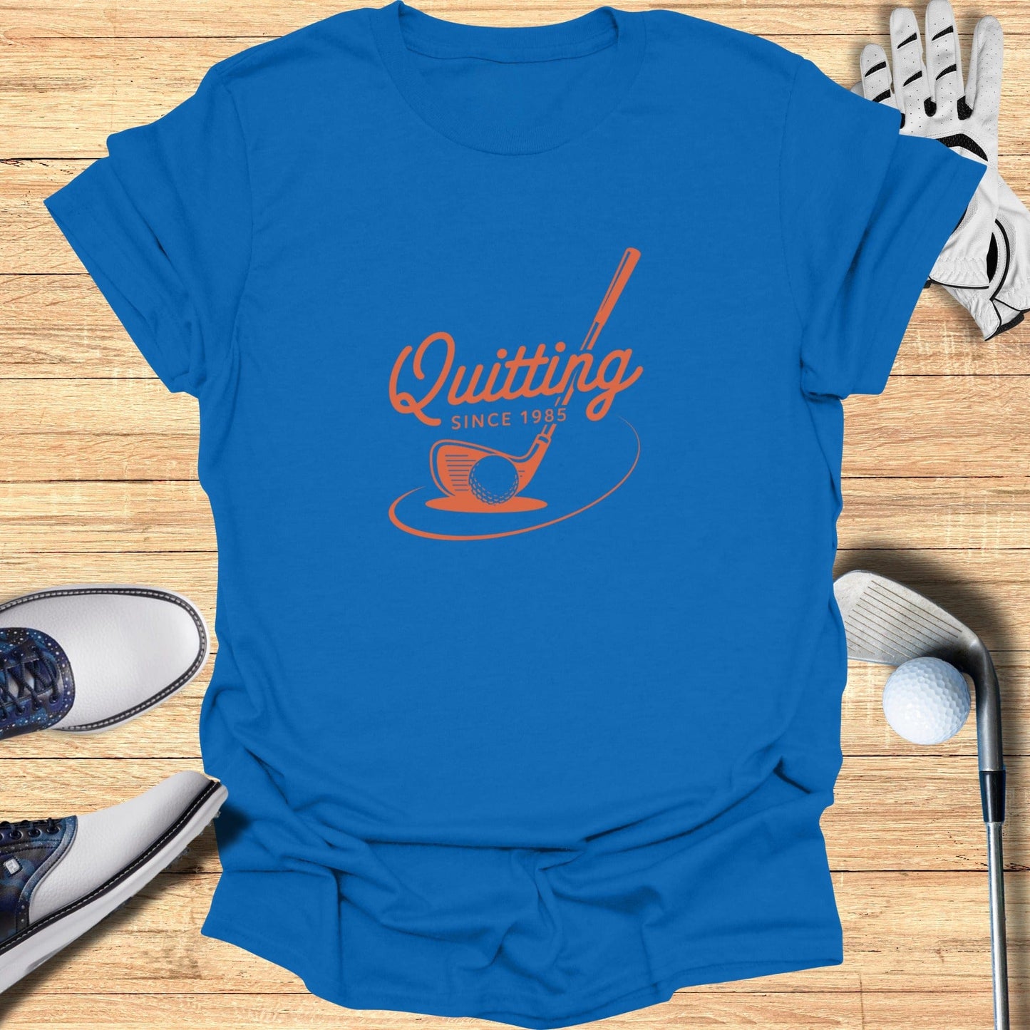 Quitting Since 1985 T-Shirt - Funny Golf Tee by Swing Epic