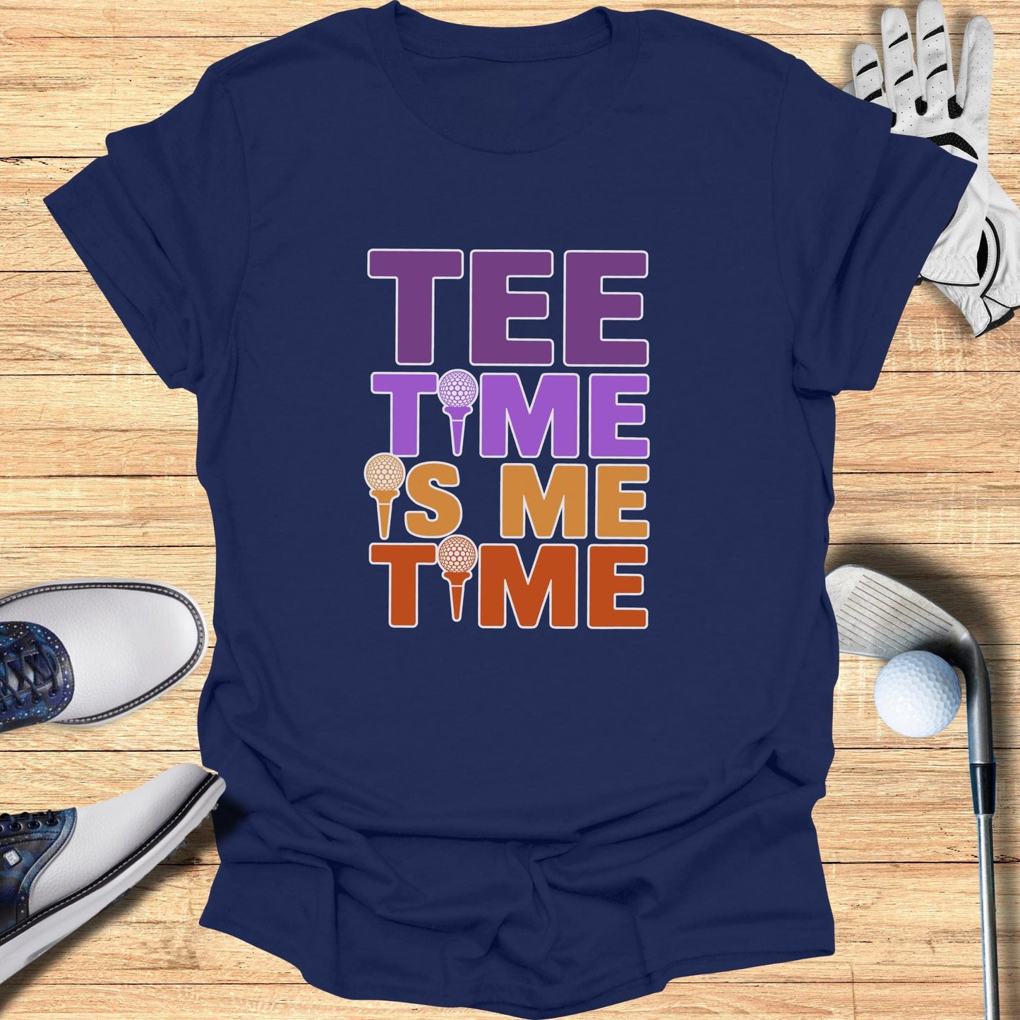 Tee Time Is Me Time T-Shirt - Funny Golf Tee by Swing Epic