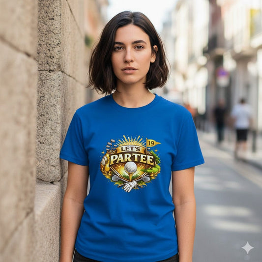 Let's Partee 19th Hole Golf Themed Fun T-Shirt