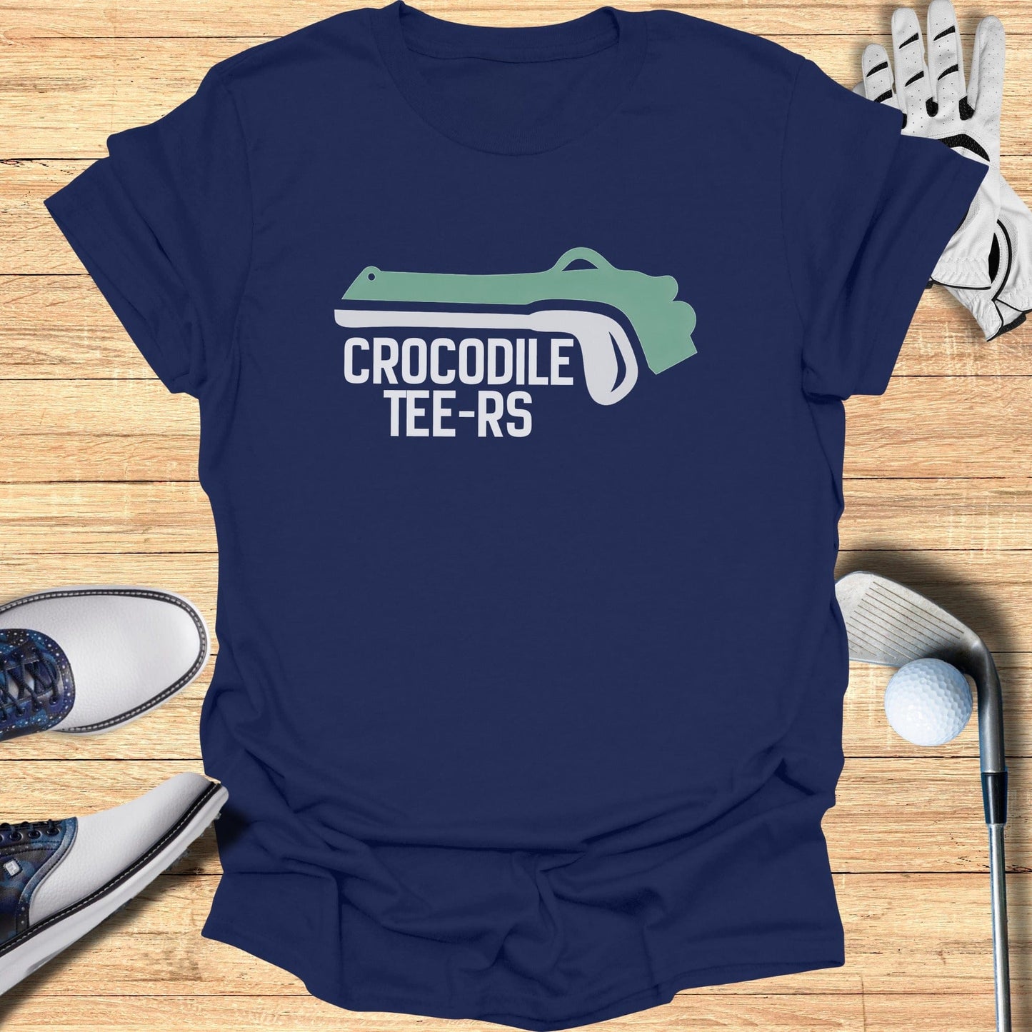 Crocodile Tee-rs Graphic Tee Perfect for Golf Enthusiasts