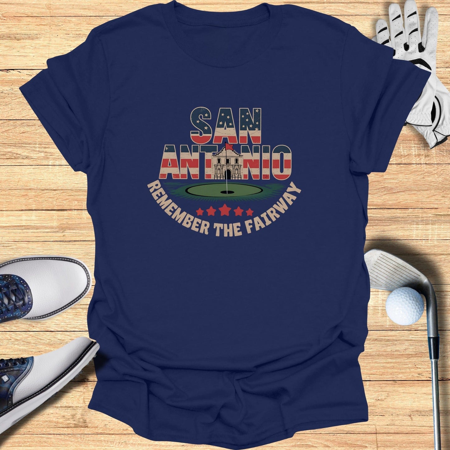 San Antonio Golf T-Shirt - Funny Golf Tee by Swing Epic