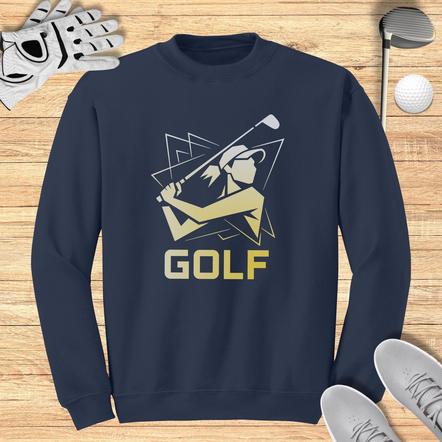 Golfer Silhouette Sweatshirt