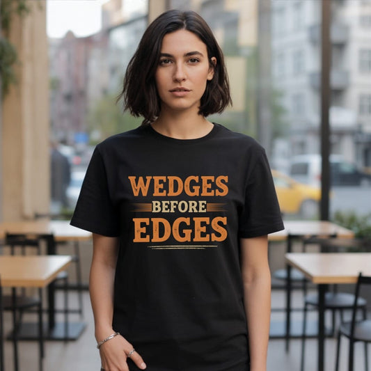 Wedges Before Edges T-Shirt