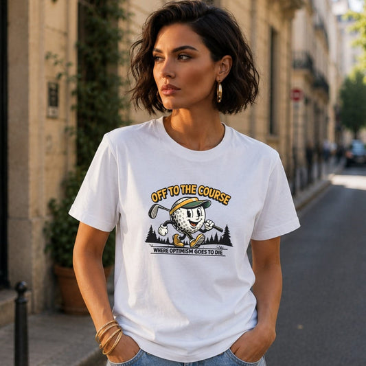 Optimism Dies Here T-Shirt