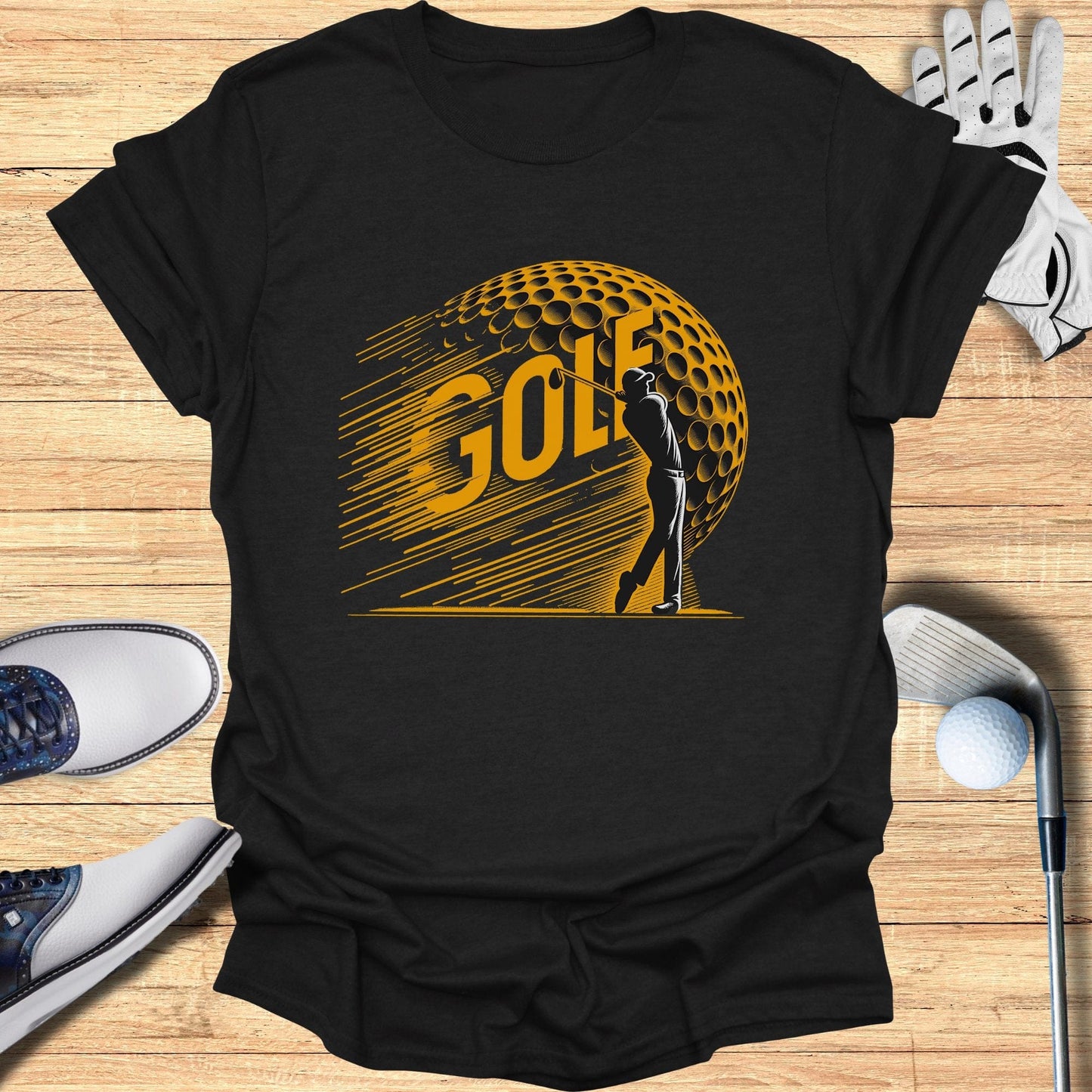 Dynamic Golf Action T-Shirt - Funny Golf Tee by Swing Epic