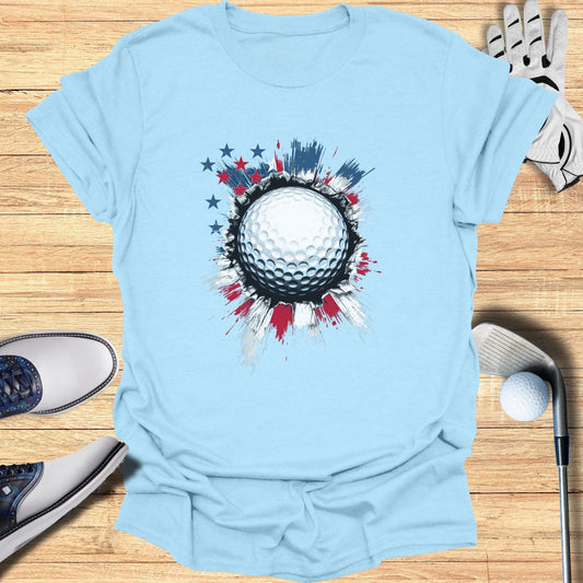 Stars, Stripes & Shanks T-Shirt - Funny Golf Tee by Swing Epic