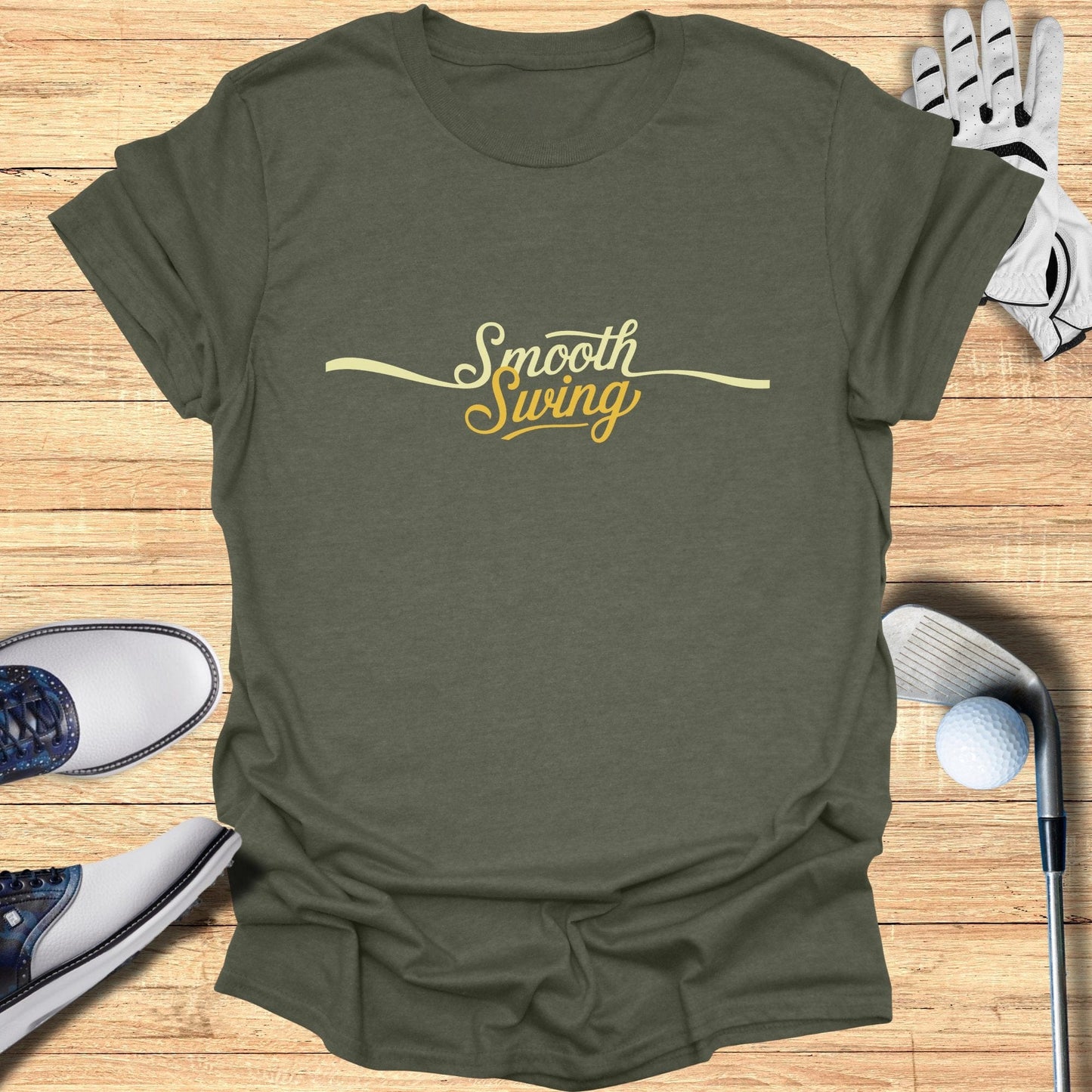 Smooth Swing T-Shirt - Funny Golf Tee by Swing Epic