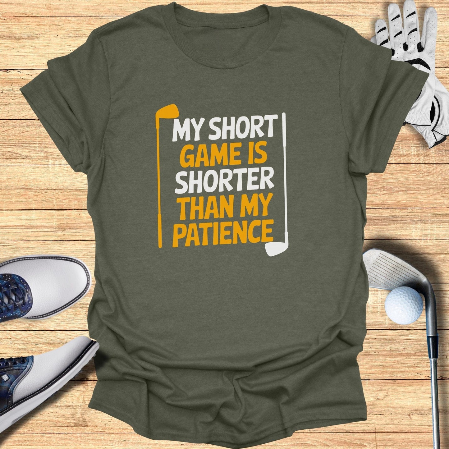 My Short Game T-Shirt - Funny Golf Tee by Swing Epic