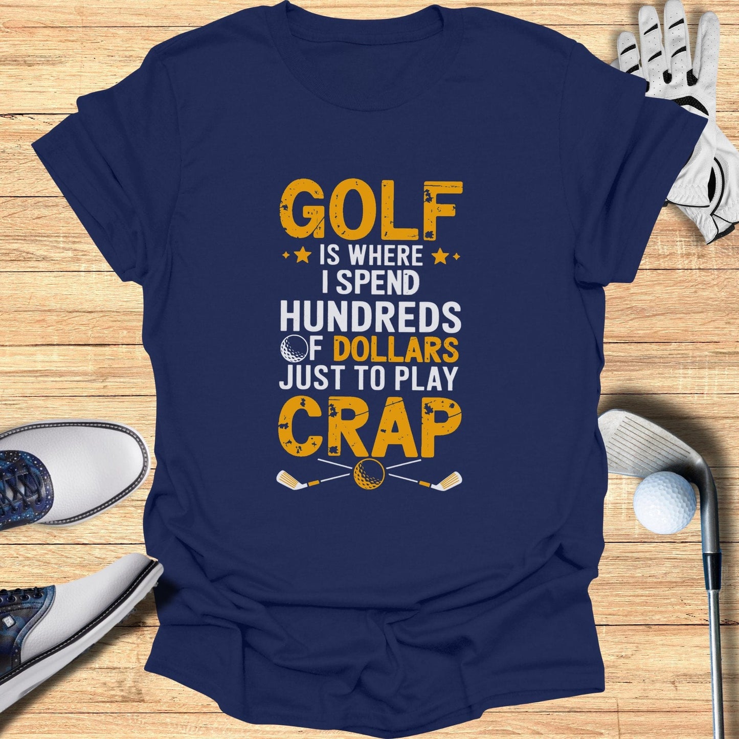 Golf Is Where I Lose T-Shirt - Funny Golf Tee by Swing Epic