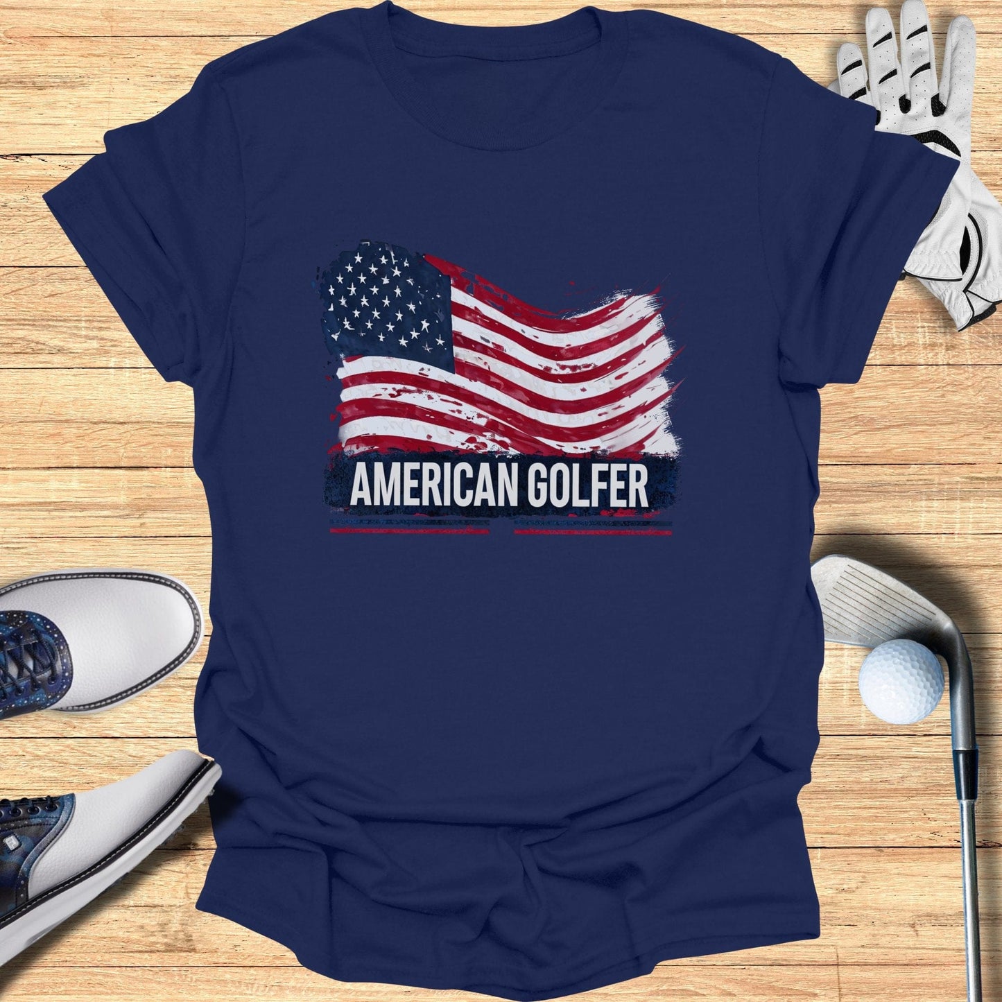 American Golfer T-Shirt - Funny Golf Tee by Swing Epic
