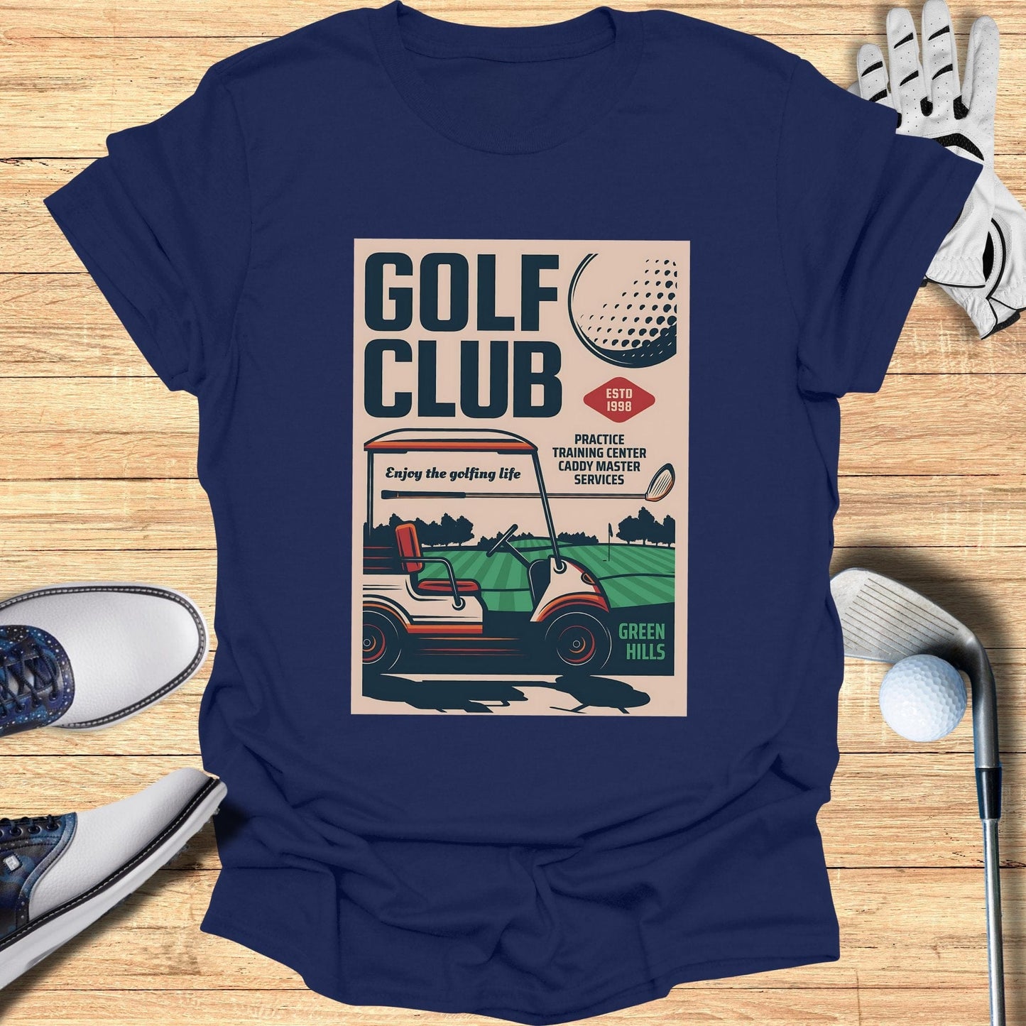 Golf Club Vintage T-Shirt - Funny Golf Tee by Swing Epic