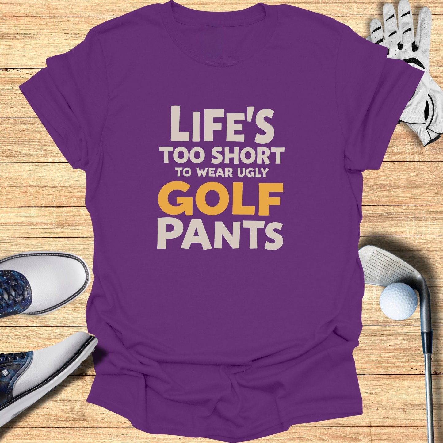 Life's Too Short T-Shirt - Funny Golf Tee by Swing Epic