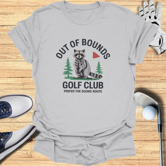 Out of Bounds Golf Club T-Shirt - Funny Golf Tee by Swing Epic