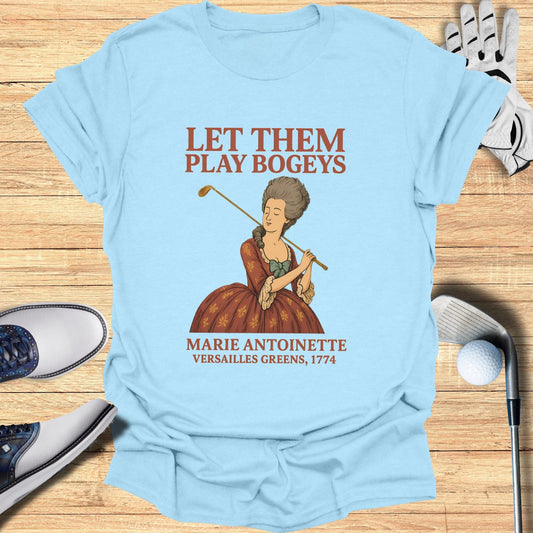 Let Them Play Bogeys T-Shirt - Funny Golf Tee by Swing Epic