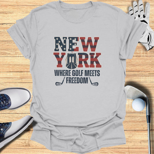 New York City T-Shirt - Funny Golf Tee by Swing Epic