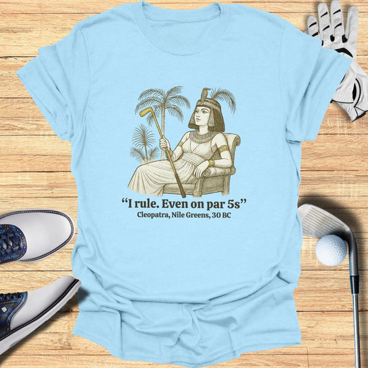I Rule Even On Par 5S T-Shirt - Funny Golf Tee by Swing Epic