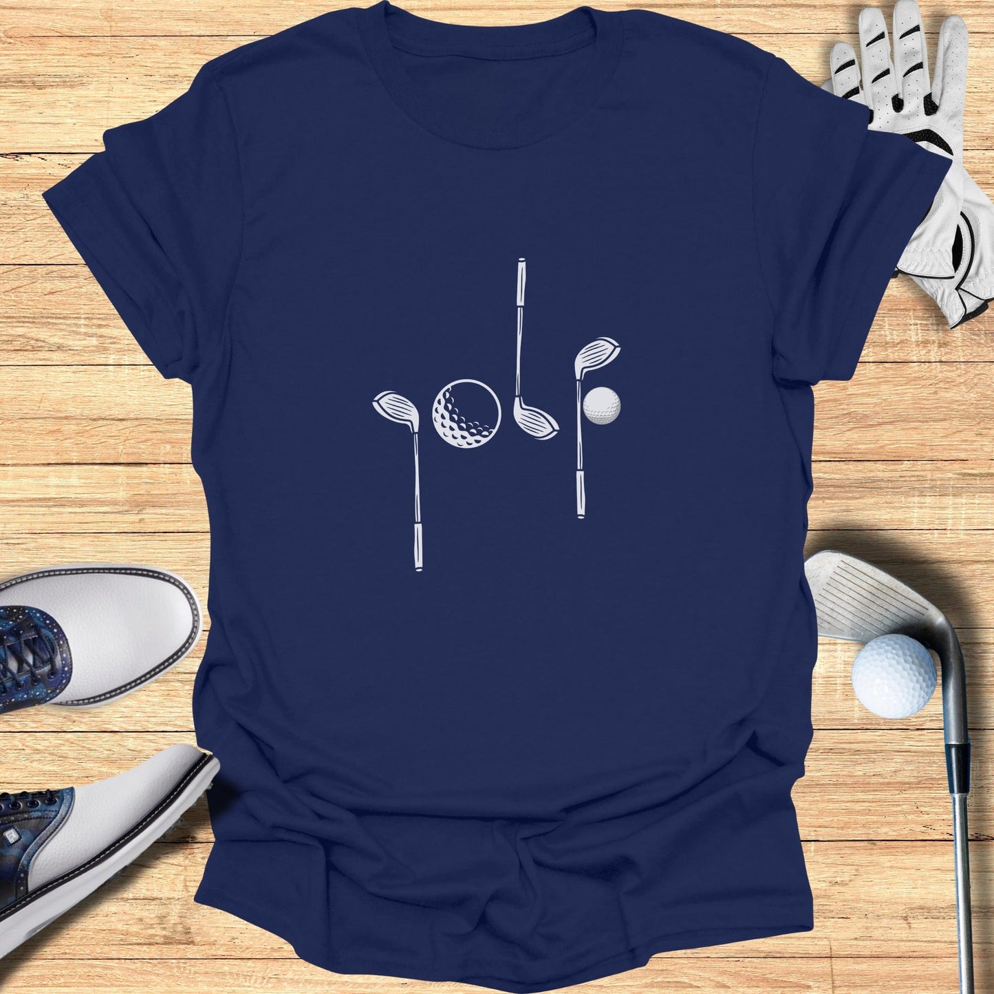 Golf Life Script T-Shirt - Funny Golf Tee by Swing Epic