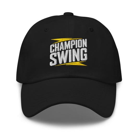 Champion Swing Cool Embroidered Golf Cap - Funny Golf Tee by Swing Epic