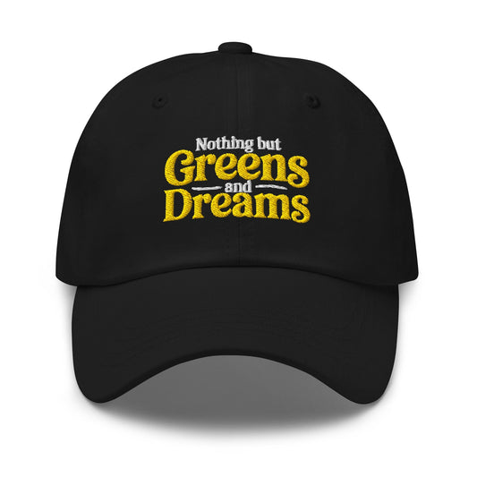Nothing But Greens & Dreams Embroidered Golf Cap - Funny Golf Tee by Swing Epic