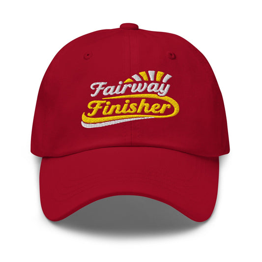 Fairway Finisher Embroidered Golf Cap - Funny Golf Tee by Swing Epic