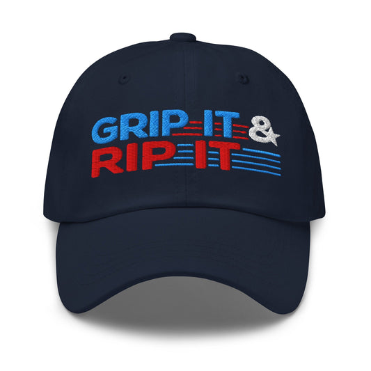 Grip It & Rip It Star Fun Embroidered Golf Cap - Funny Golf Tee by Swing Epic