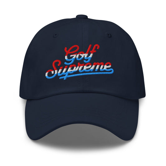 Golf Supreme Fun Spirit Embroidered Golf Cap - Funny Golf Tee by Swing Epic