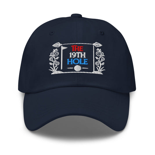 The 19th Hole Fun Embroidered Golf Cap - Funny Golf Tee by Swing Epic