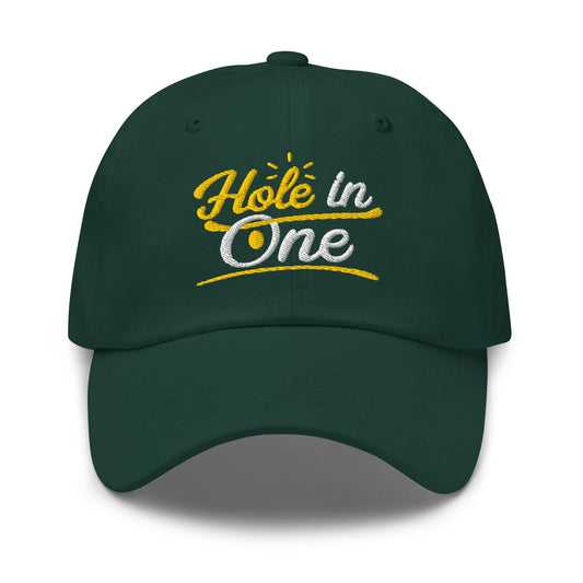 Hole in One Embroidered Golf Cap - Funny Golf Tee by Swing Epic