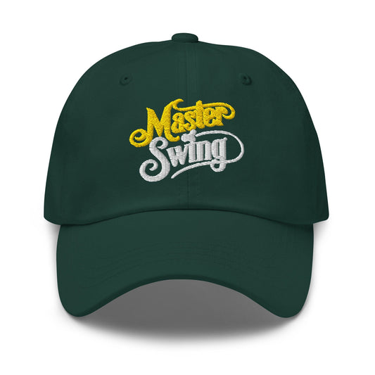 Master of Swing Classic Humorous Embroidered Golf Cap - Funny Golf Tee by Swing Epic
