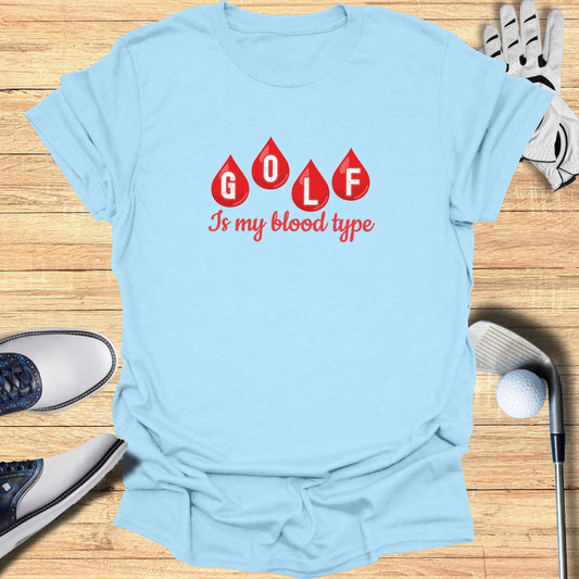 Golf In My Blood T-Shirt - Funny Golf Tee by Swing Epic
