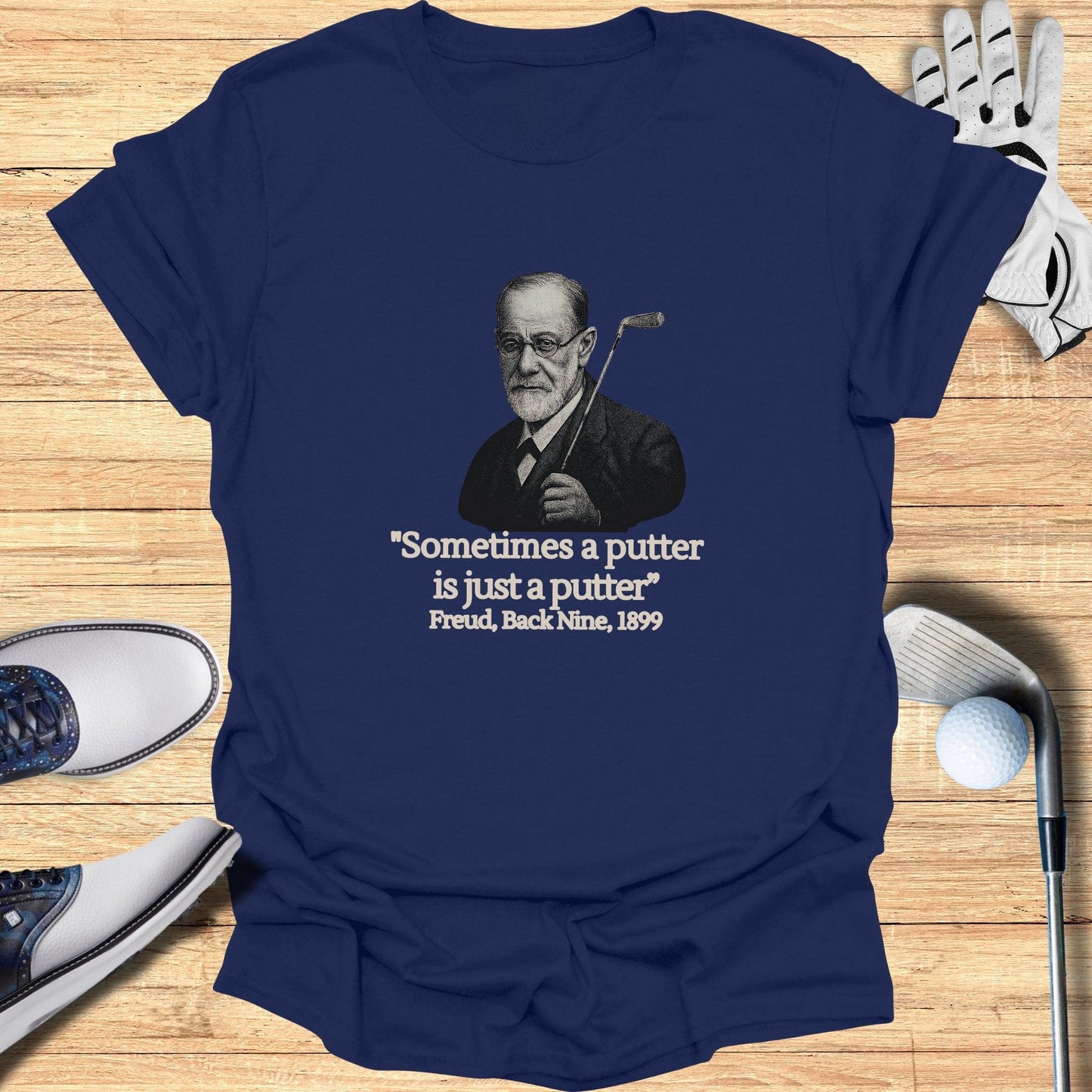 Sometimes A putter T-Shirt - Funny Golf Tee by Swing Epic