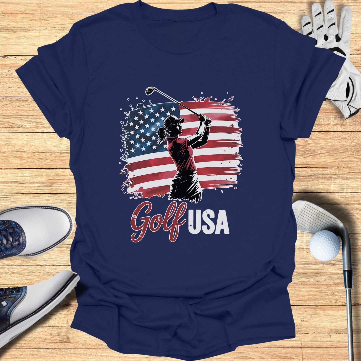 Golf USA T-Shirt - Funny Golf Tee by Swing Epic