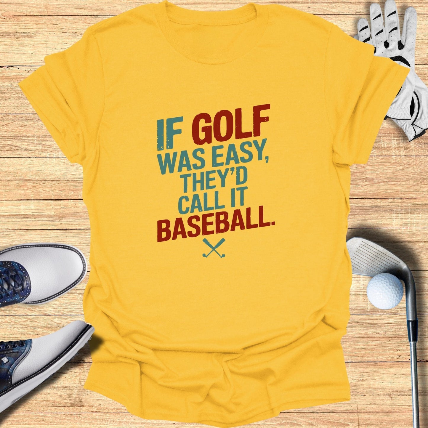 If Golf Was Easy T-Shirt - Funny Golf Tee by Swing Epic