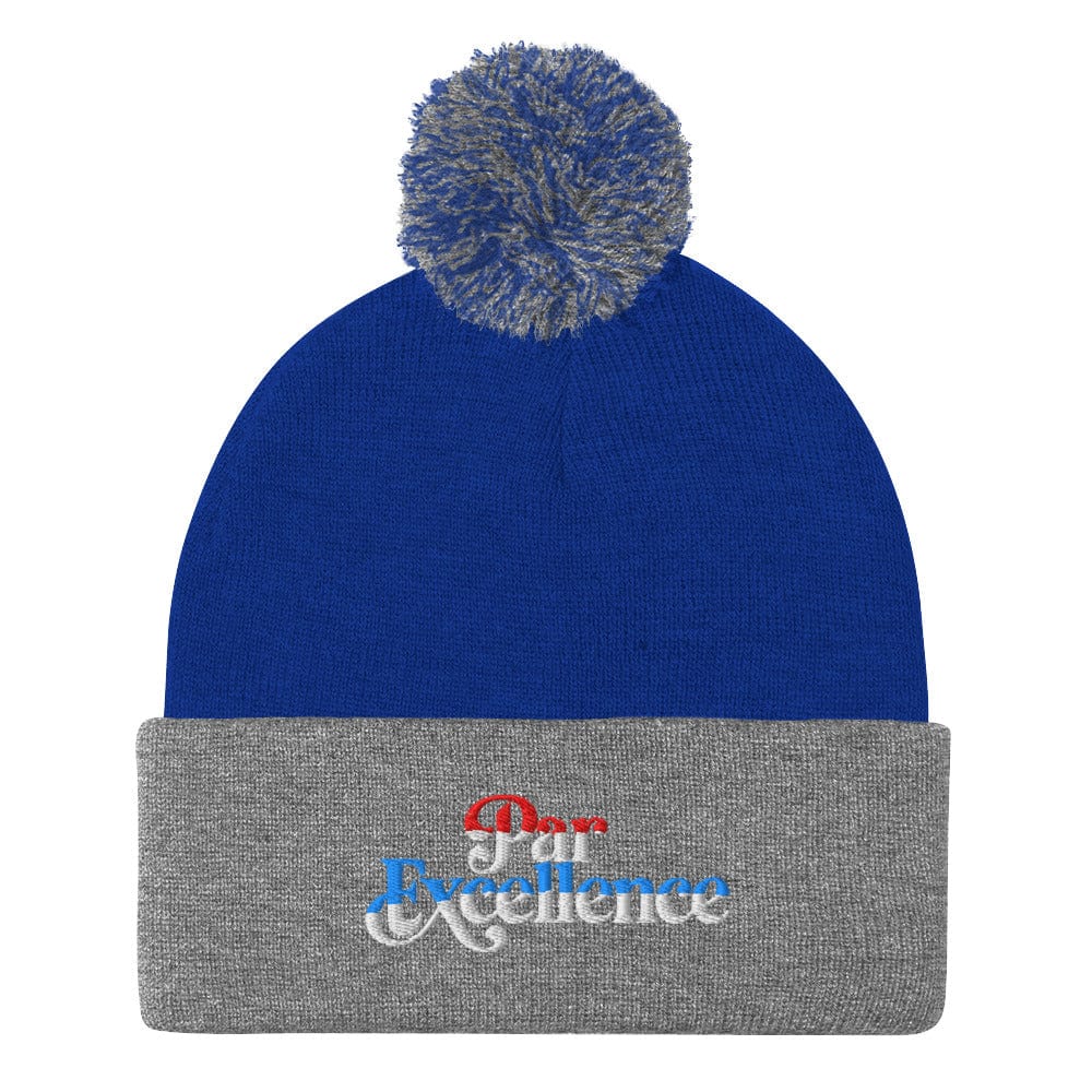 Par Excellence Embroidered Golf Pom-Pom Beanie - Funny Golf Tee by Swing Epic