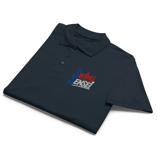 Swing Sensei Embroidered Golf Pique Polo Shirt