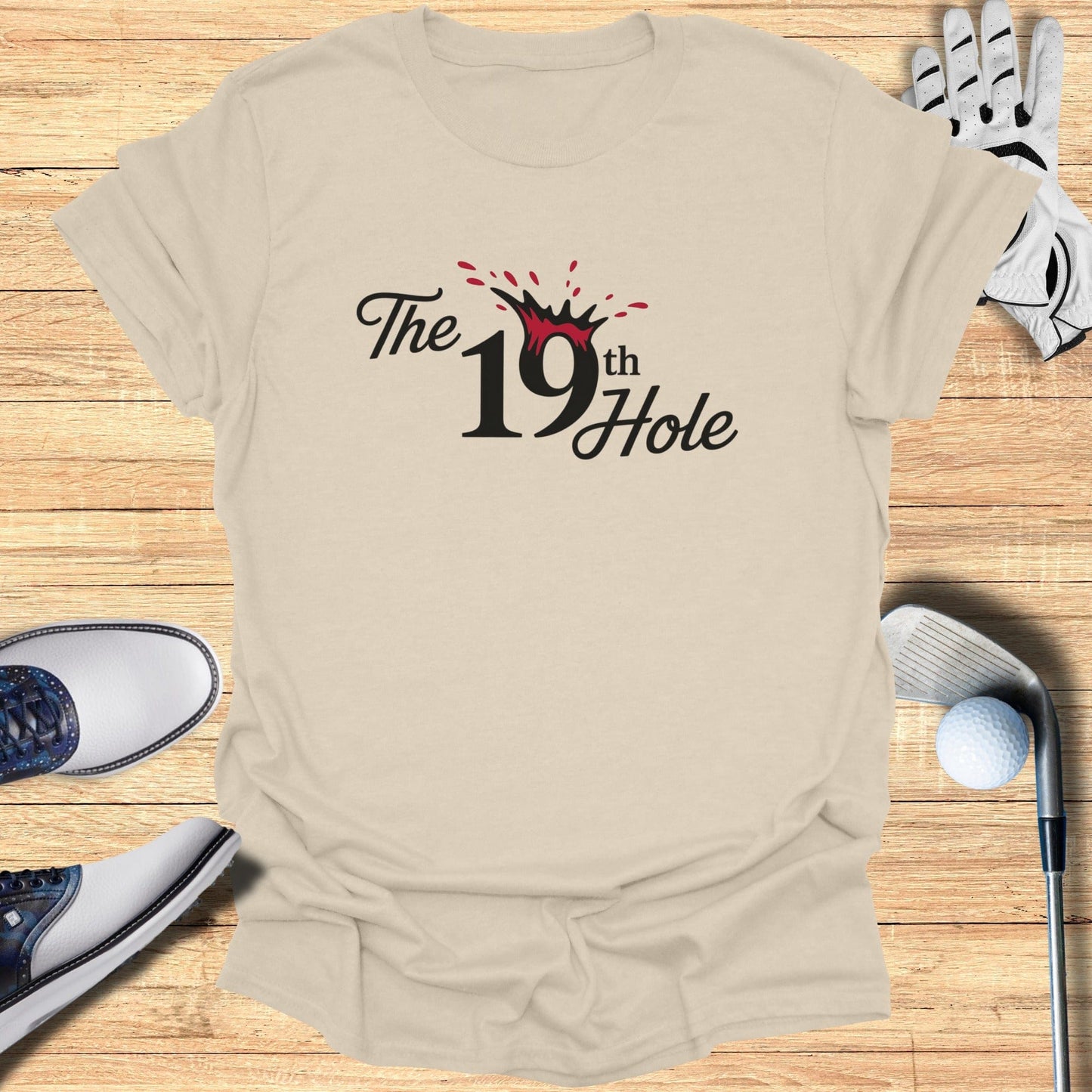 The 19th Hole T-Shirt - Funny Golf Tee by Swing Epic