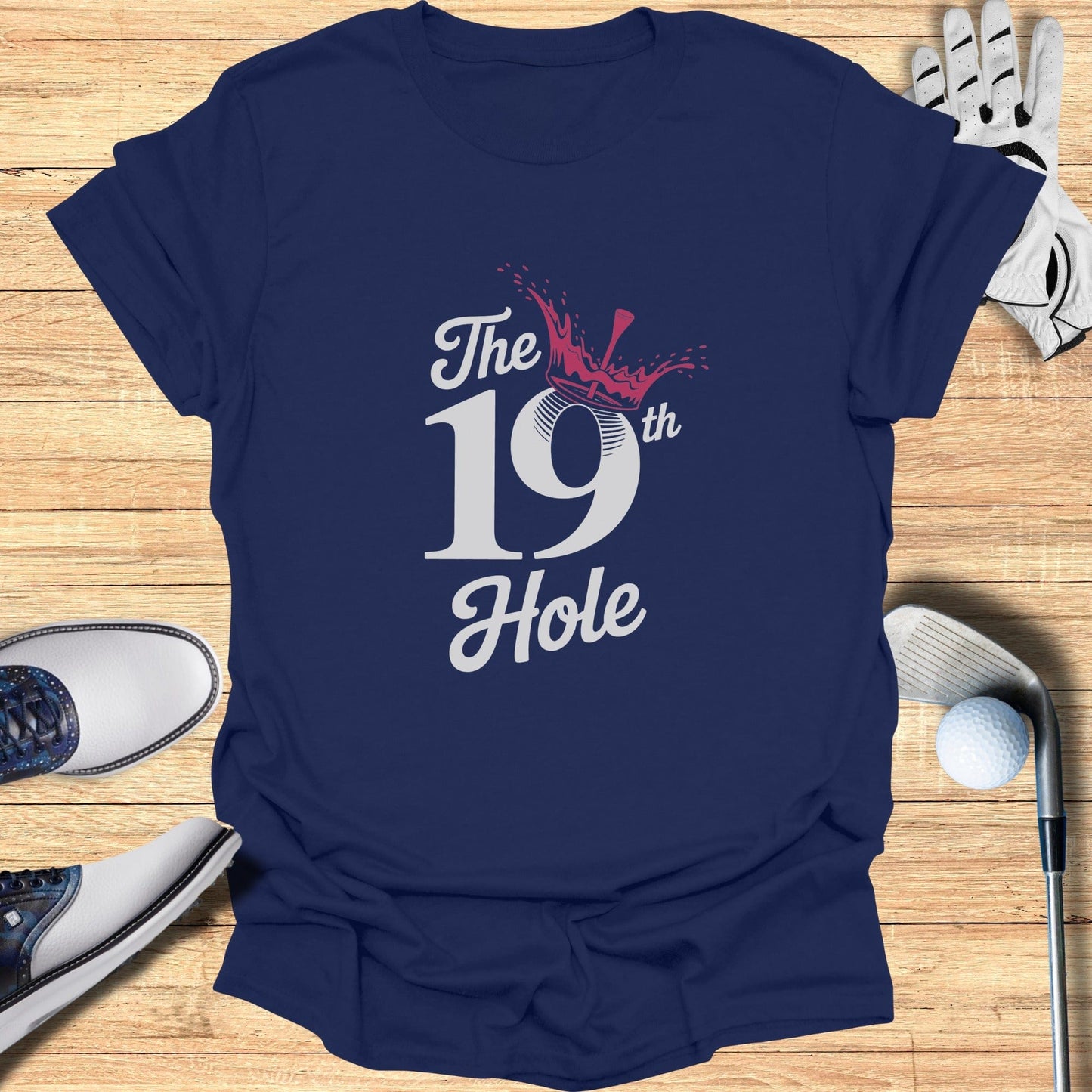 The 19th Hole T-Shirt - Funny Golf Tee by Swing Epic