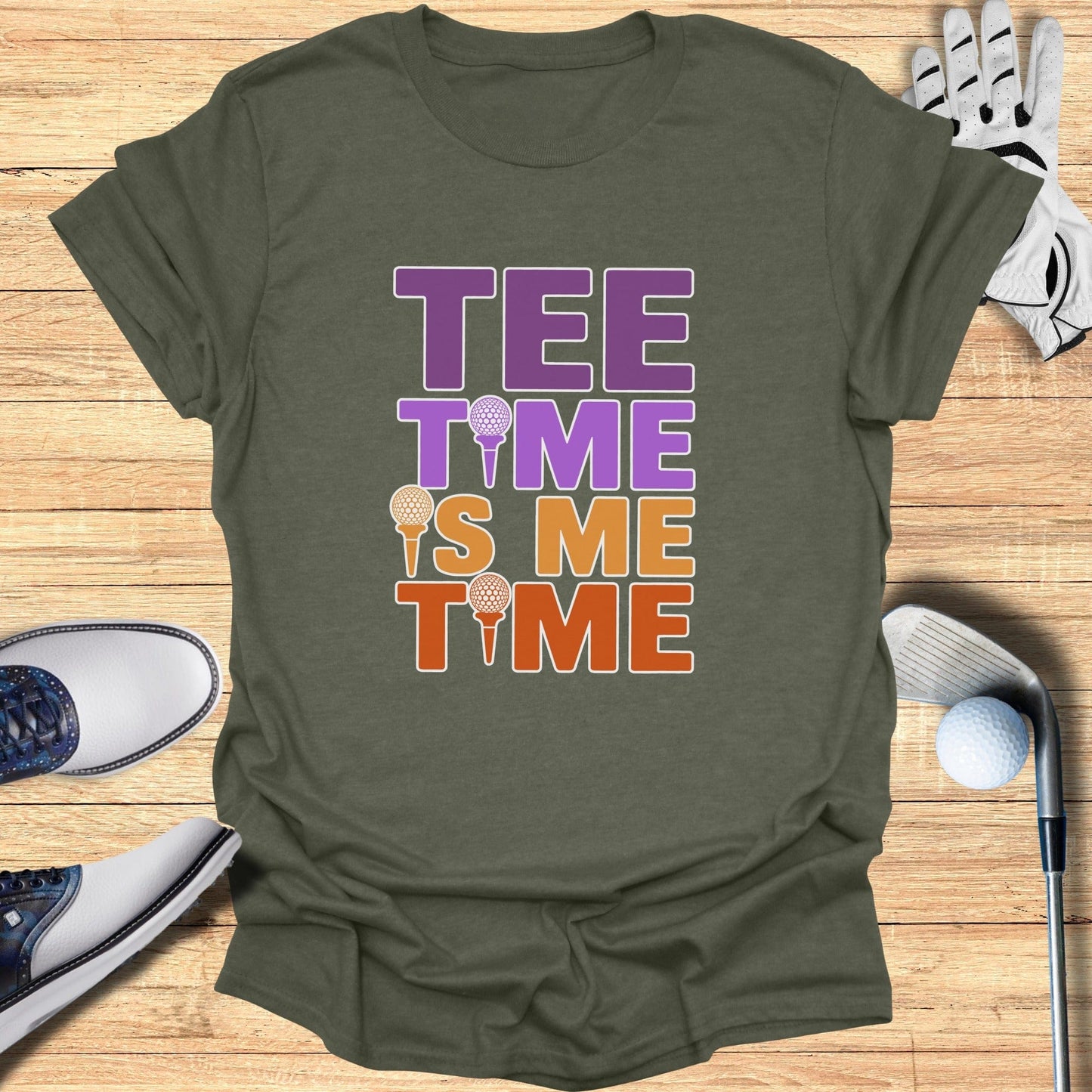 Tee Time Is Me Time T-Shirt - Funny Golf Tee by Swing Epic