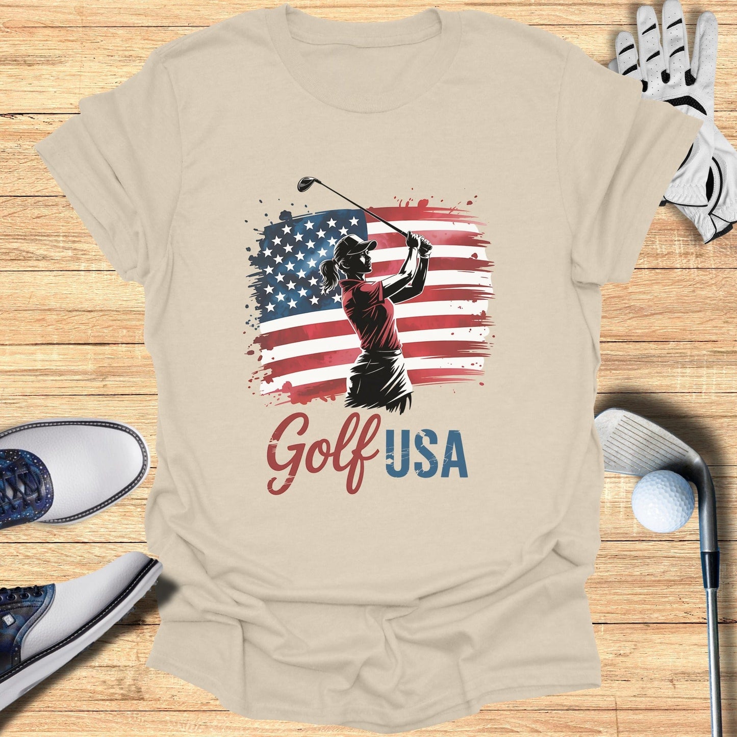 Golf USA T-Shirt - Funny Golf Tee by Swing Epic