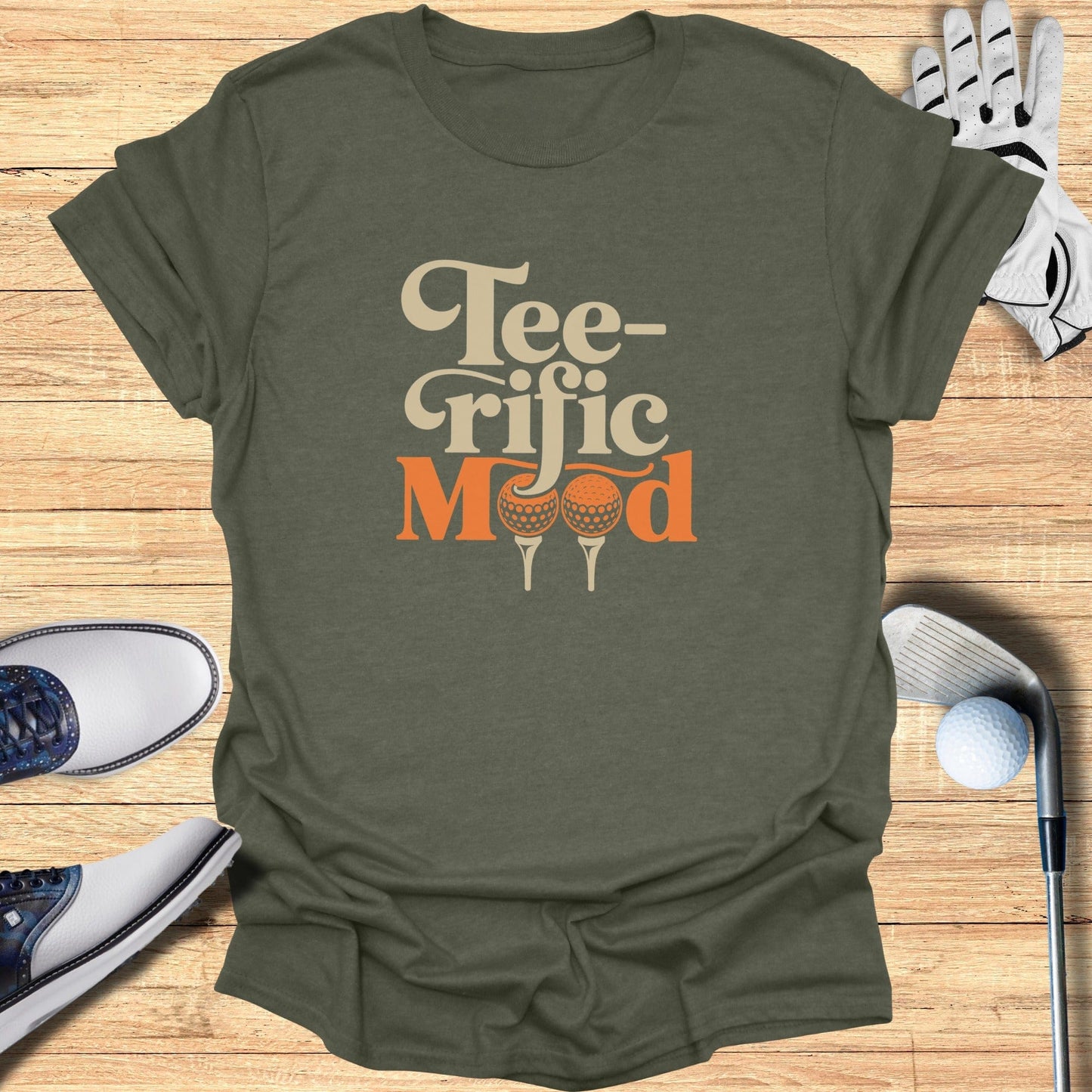 Tee-riffic Mood T-Shirt - Funny Golf Tee by Swing Epic