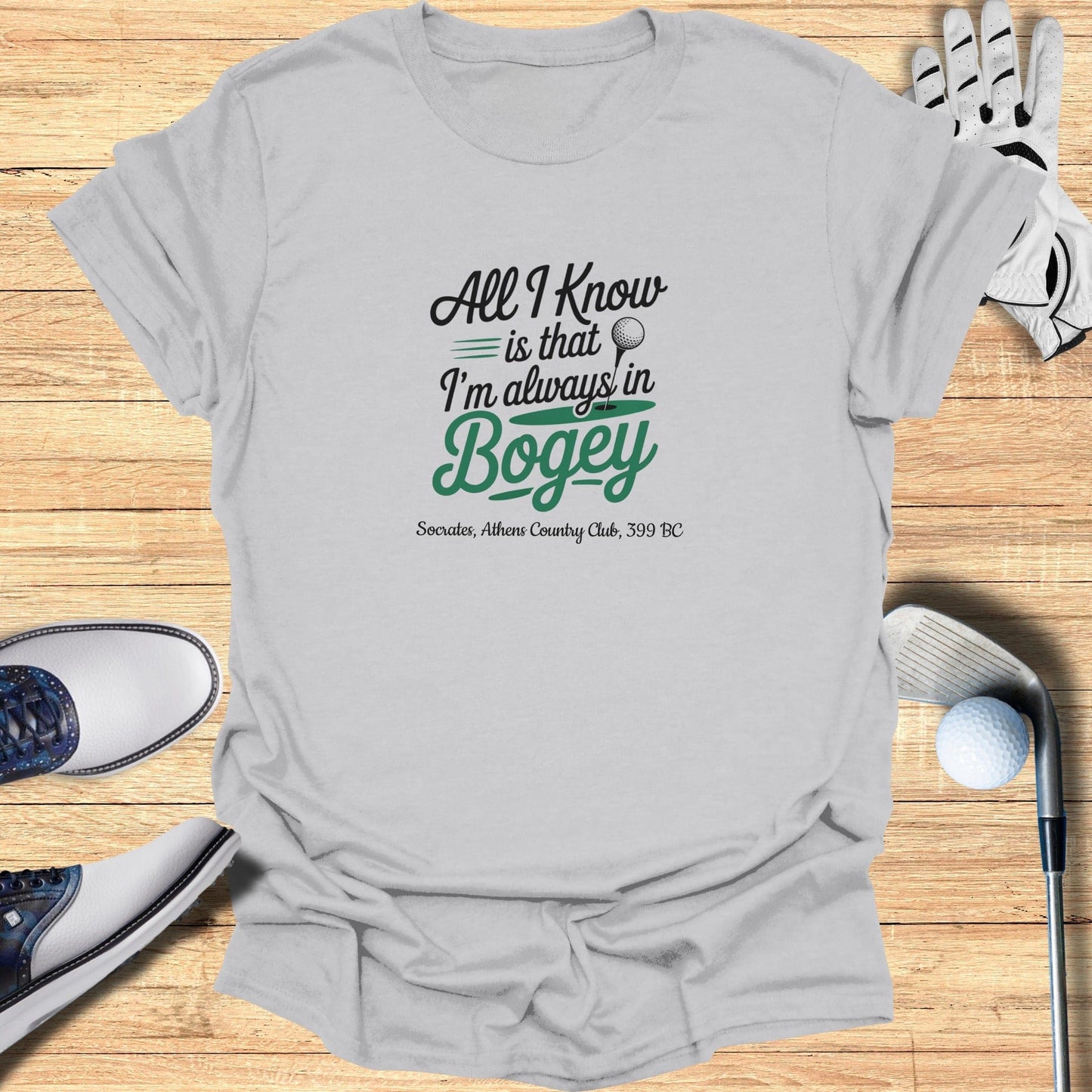Always in Bogey T-Shirt - Funny Golf Tee by Swing Epic