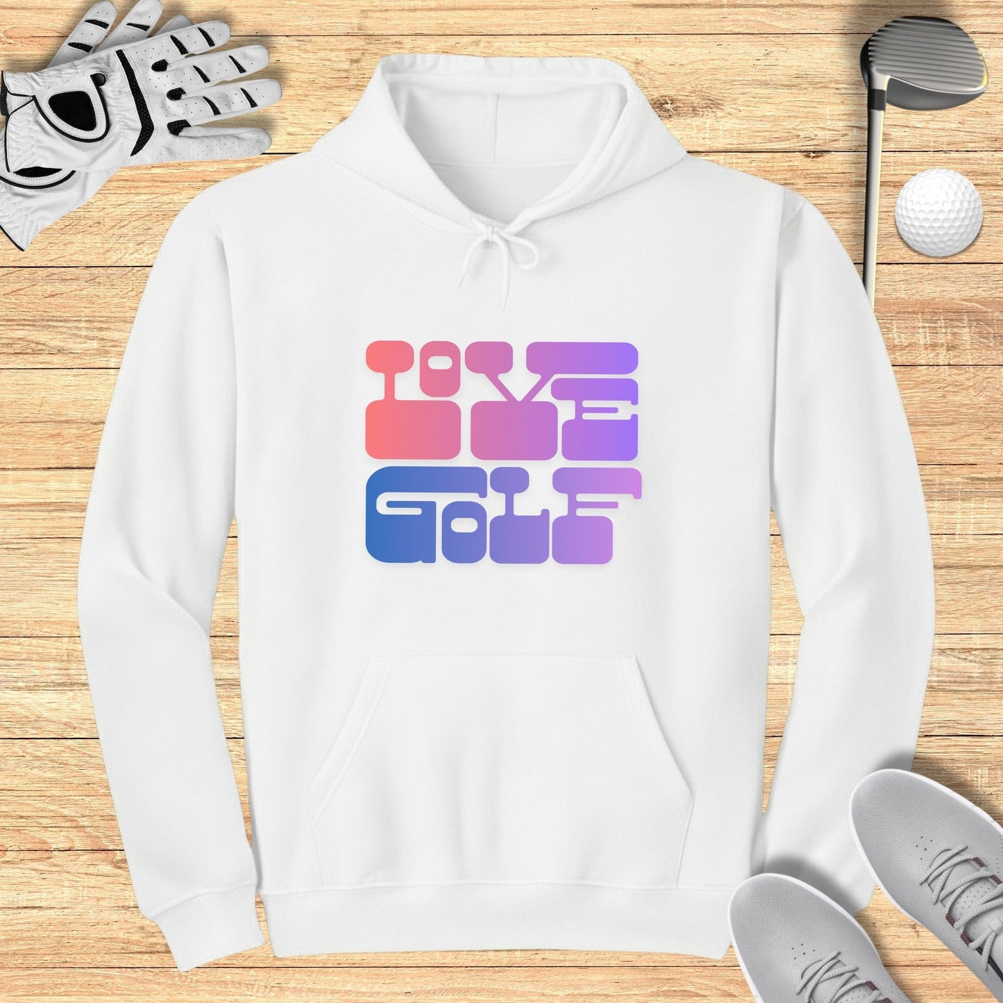 Stylish Love Golf Hoodie for Enthusiastic Golfers