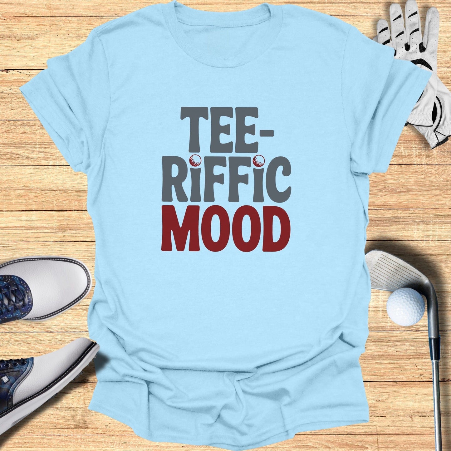Tee-riffic Mood T-Shirt - Funny Golf Tee by Swing Epic