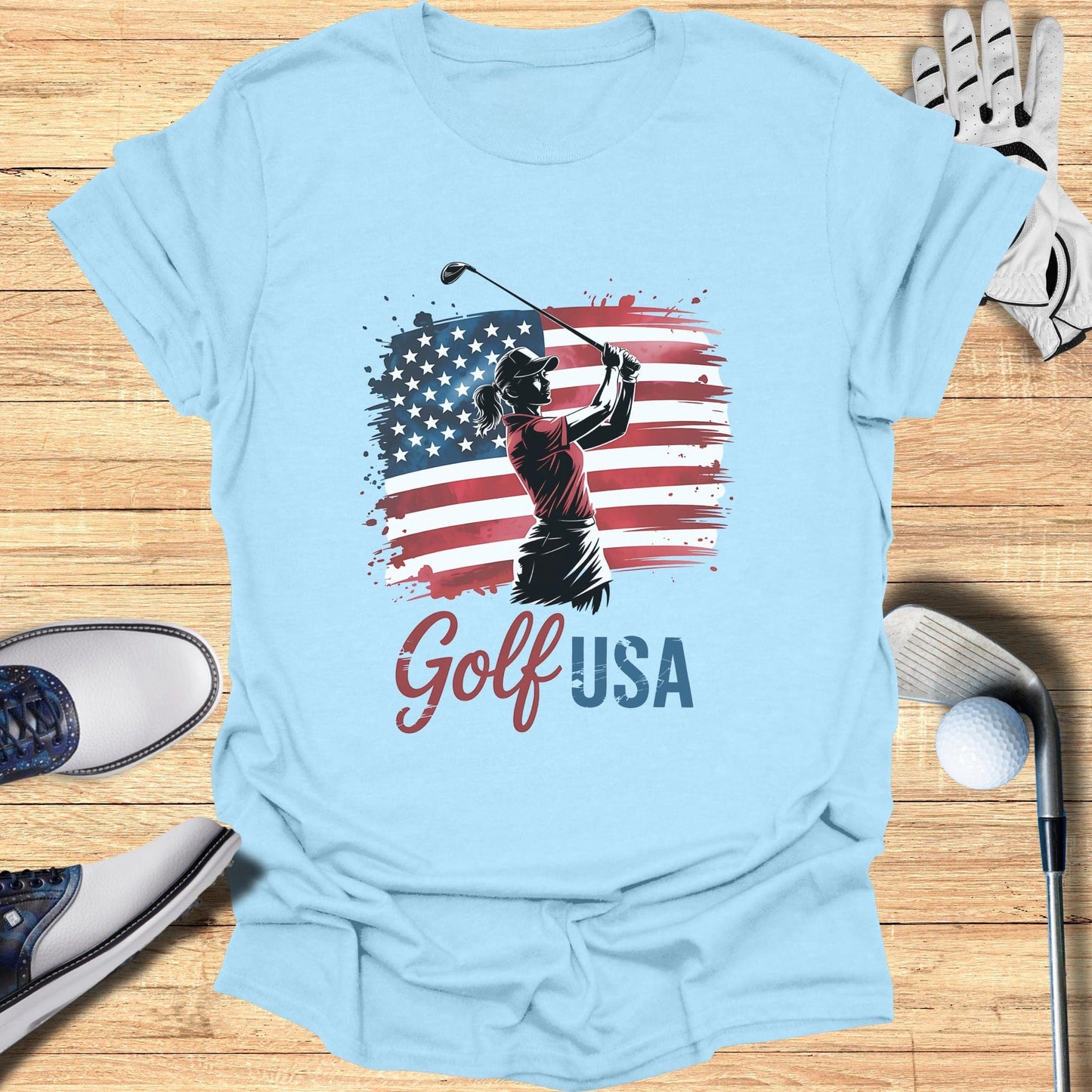 Golf USA T-Shirt - Funny Golf Tee by Swing Epic