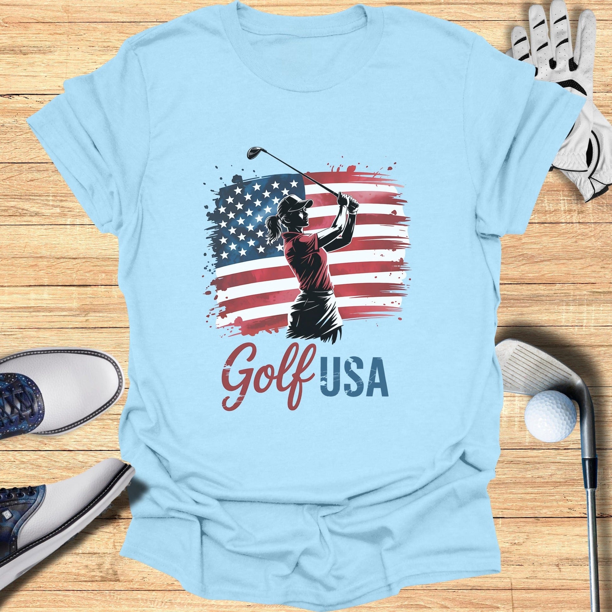 Golf USA T-Shirt - Funny Golf Tee by Swing Epic