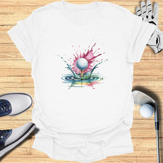 Color Splash Golf T-Shirt - Funny Golf Tee by Swing Epic