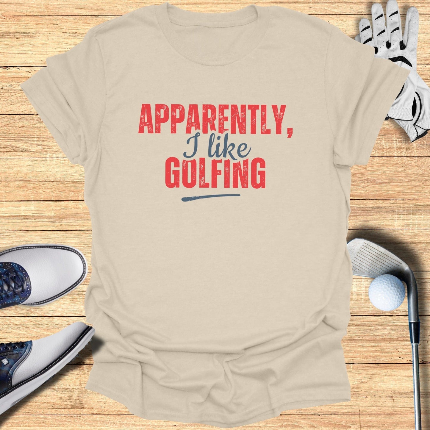 Apparently I Like Golfing T-Shirt - Funny Golf Tee by Swing Epic