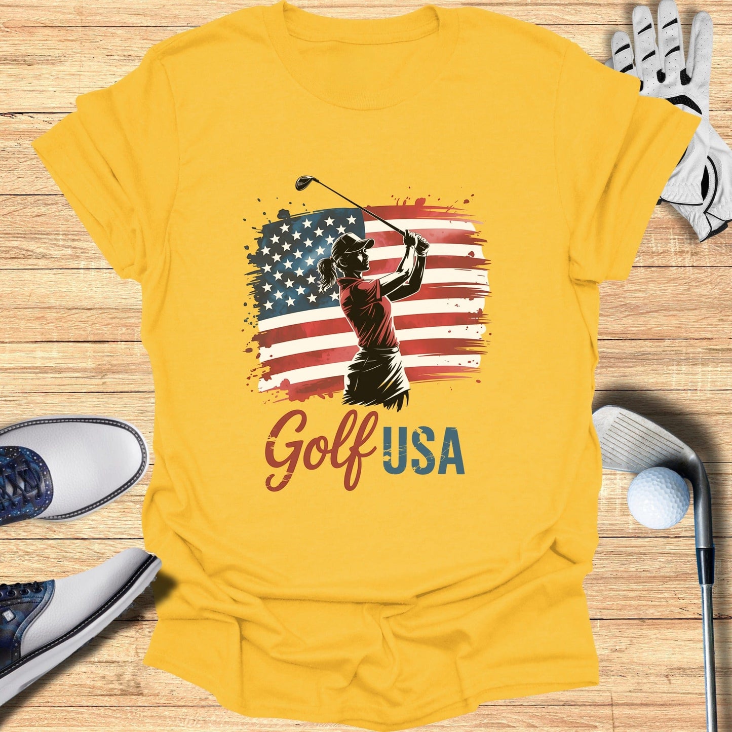 Golf USA T-Shirt - Funny Golf Tee by Swing Epic