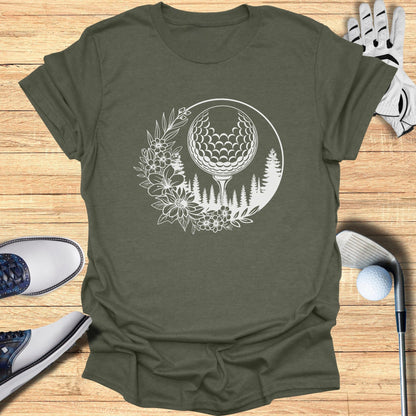 Nature Inspired Golf Ball Design T-Shirt product